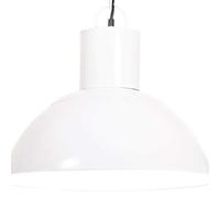 vidaXL Lámpara colgante redonda 25 W blanca 48 cm E27