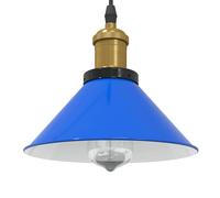 vidaXL Lámpara colgante regulable en altura E27 oscuro brillante Ø22cm