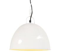 vidaXL Lámpara colgante vintage 25 W blanca redonda 31 cm E27