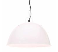 vidaXL Lámpara colgante vintage 25 W blanca redonda 41 cm E27