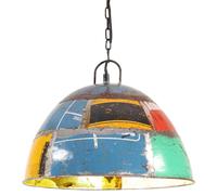 vidaXL Lámpara colgante vintage 25 W multicolor redonda 41 cm E27