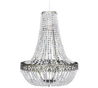 vidaXL Lámpara de araña colgante, candelabro decorativo para salón, 36,5 x 46 cm