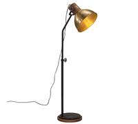 vidaXL Lámpara de escritorio latón vintage 25 W E27 30x30x100-150 cm