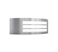 vidaXL Lámpara de Pared Exterior Semicircular Acero Inoxidable Aplique Jardín
