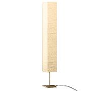 vidaXL Lámpara de Pie Moderna Pantalla de Papel Arroz Crema Luz Cálida 170 cm
