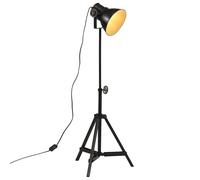 vidaXL Lámpara de pie negra 25 W E27 35x35x65/95 cm