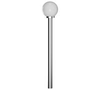 vidaXL Lámpara de Poste Jardín de Bola Acero Inoxidable Bolardo Luz Exterior Cantidad de bombillas 1 lámpara, 2 lámparas, 3 lámparas