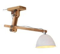 vidaXL Lámpara de techo blanca 25 W E27 105x30x65-108 cm