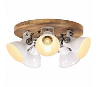 vidaXL Lámpara de techo blanca 25 W E27 50x50x25 cm