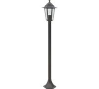 vidaXL Lámpara para poste de jardín, juego de 6 unidades, casquillo E27, 110 cm, aluminio, color bronce