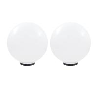 vidaXL Lámparas de bola LED 2 unidades esféricas PMMA 50 cm