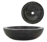 vidaXL Lavabo 40x12 cm Mármol Piedra Natural Sanitario Baño Aseo Casa Color Negro, Gris, Crema y mas
