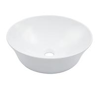 vidaXL Lavabo para baño 41x12,5 cm cerámica blanca