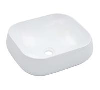 Vidaxl lavabo 44,5x39,5x14,5 cm cerámica blanco