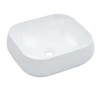 vidaXL Lavabo 44,5x39,5x14,5 cm cerámica blanco