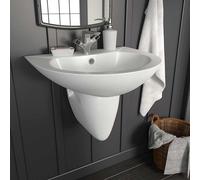 vidaXL Lavabo 52 x 45 x 49 cm Cerámica Glaseada