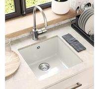 vidaXL Lavabo 80% Cuarzo y 20% Resina 430 x 460 mm