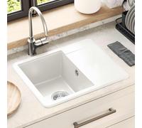 vidaXL Lavabo 80% Cuarzo y 20% Resina 560 x 460 mm