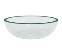 vidaXL Lavabo Baño Cuarto Aseo Habitación Tocador Maquillaje Muebles Almacenaje Casa Hogar Adorno Fregadero Vidrio Templado Transparente