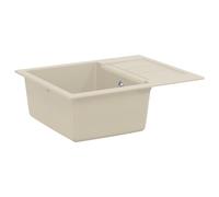 vidaXL Lavabo Beige 620 x 500 mm 80% Cuarzo y 20% Resina