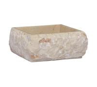 vidaXL Lavabo Mármol 30x30x13 cm Lavamanos Inodoro Baño Cuenca Fregadero Color Gris, Negro, Crema y mas