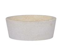 vidaXL Lavabo de mármol Ø40x15 cm para baño Colores crema, gris, negro y más