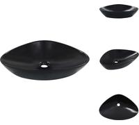 vidaXL Lavabo de cerámica, 58,5 x 39 x 14 cm, color - Lavabo para baño