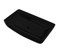 Lavabo de cerámica negro rectangular