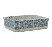 vidaXL Lavabo de Encimera Rectangular Lavamanos de Baño Cerámica Color Blanco, Negro, Gris y azul y mas