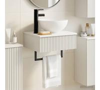 vidaXL Lavabo de Lavado Montado en la Pared Blanco 40 x 35 x 39 cm