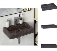 vidaXL Lavabo de pared , 38x24x6,5 cm, mármol - Lavabo para baño
