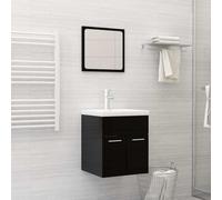 vidaXL Lavabo empotrado con grifo cerámica blanco 42x39x18 cm