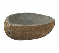 vidaXL Fregadero de Piedra Río Gris Claro (30-37) x (25-30) x 12 cm