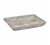 vidaXL Lavabo Mármol 50x35x10 cm para Baño - Colores: Crema, Gris, Negro y más