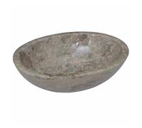 vidaXL Lavabo Mármol 53x40x15 cm Multicolor Gris