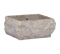 vidaXL Lavabo Mármol 30x30x13 cm Lavamanos Inodoro Baño Cuenca Fregadero Color Gris, Negro, Crema y mas