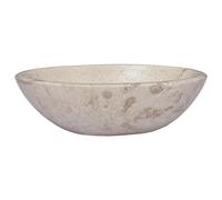 vidaXL Lavabo de mármol 53x40x15 cm – Lavamanos para baño, cuenca – Negro, Crema, Gris y más