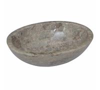 vidaXL Lavabo Mármol 53x40x15 cm Multicolor Gris