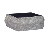 vidaXL Lavabo de mármol 30x30x13 cm Negro
