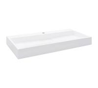 vidaXL Lavabo Resina Mineral/Mármol Blanco Sanitario Baño Grifo Dimensiones 59.3 x 35.1 x 10.7 cm, 50 x 38 x 13 cm, 60 x 38 x 11 cm y mas
