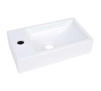 vidaXL Lavabo palangana SMC resistente Blanco 400x220x90 mm