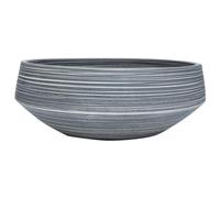 vidaXL Lavabo sobre encimera redondo Φ41x14 cm cerámica gris