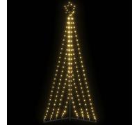 vidaXL LED para árbol de Navidad 339 LEDs blanco cálido 182 cm