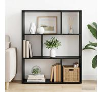 vidaXL Librería 102 x 29 x 103,5 cm Madera de ingeniería Roble Negro