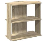 vidaXL Librería 3 estantes madera de ingeniería Roble Sonoma 60x30x60 cm