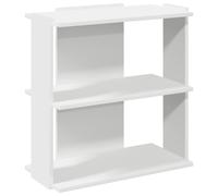 vidaXL Librería 3 Niveles Madera ingeniería Blanco 60x30x60 cm, estantería, estantería para Libros, Estante de Almacenamiento