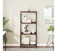vidaXL Librería 4 estantes madera ingeniería roble marrón 59x35x132cm