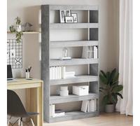 vidaXL Librería 6 niveles 100 x 30 x 198 cm Madera de ingeniería