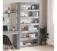 vidaXL Librería 6 niveles 100 x 30 x 198 cm Madera de ingeniería
