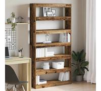 vidaXL Librería 6 niveles 100 x 30 x 198 cm Madera de ingeniería